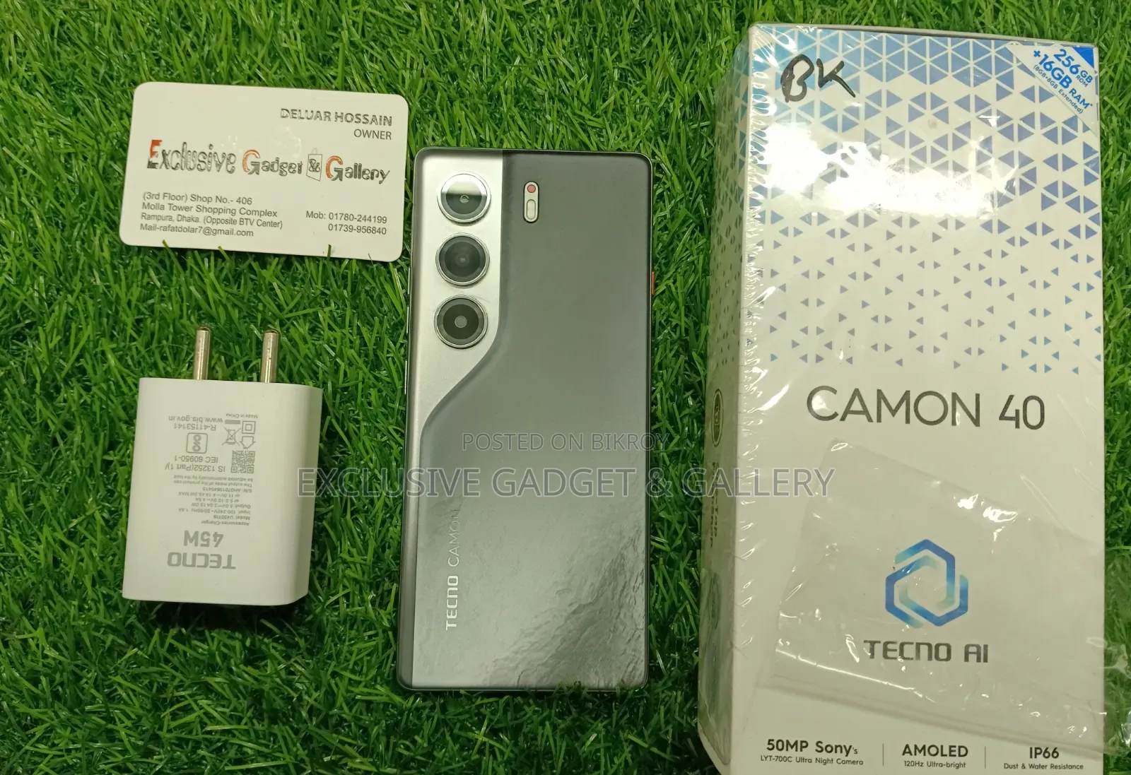 Tecno Camon 40 Pro 4G 256 GB Black
