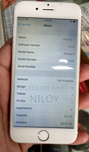 Apple iPhone 6 64 GB Rose Gold