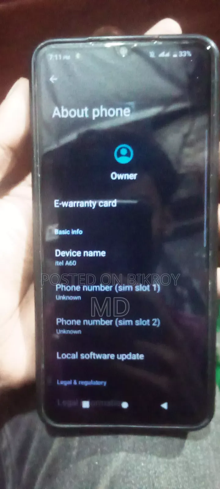 Itel A60 32 GB Blue
