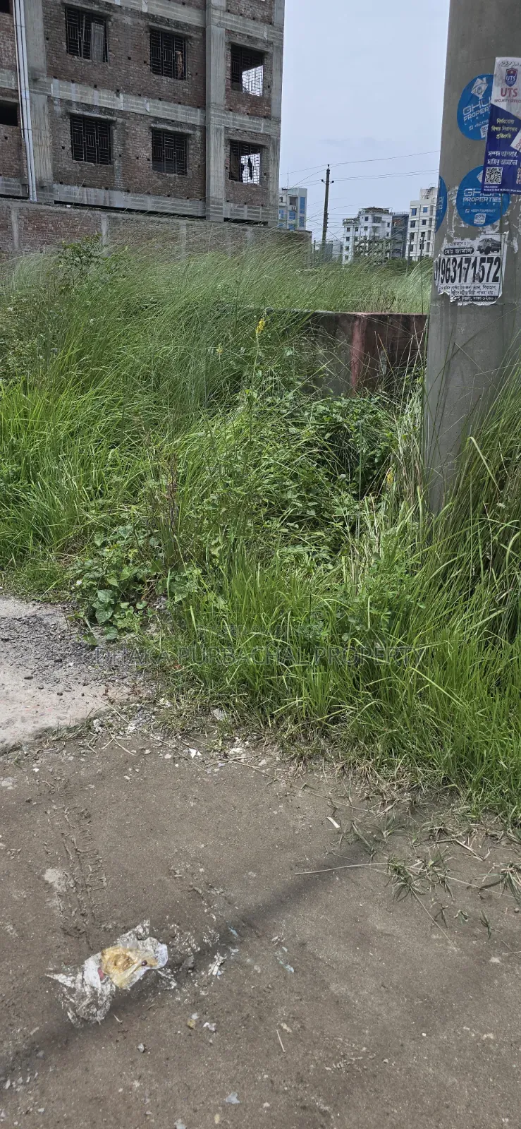 RAJUK PURBACHAL Sector -8 Road-411 East Facing Business Category 5 katha allotted plot Sell.