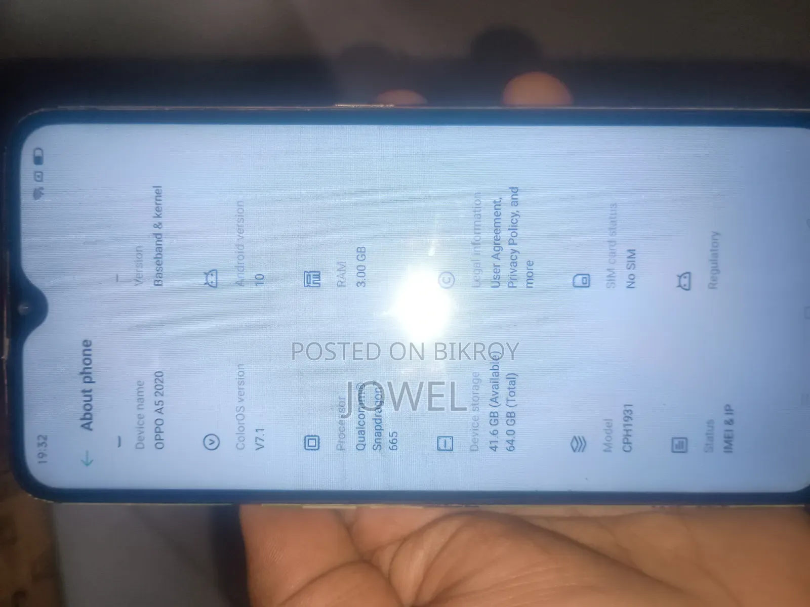 Oppo A5 64 GB Blue