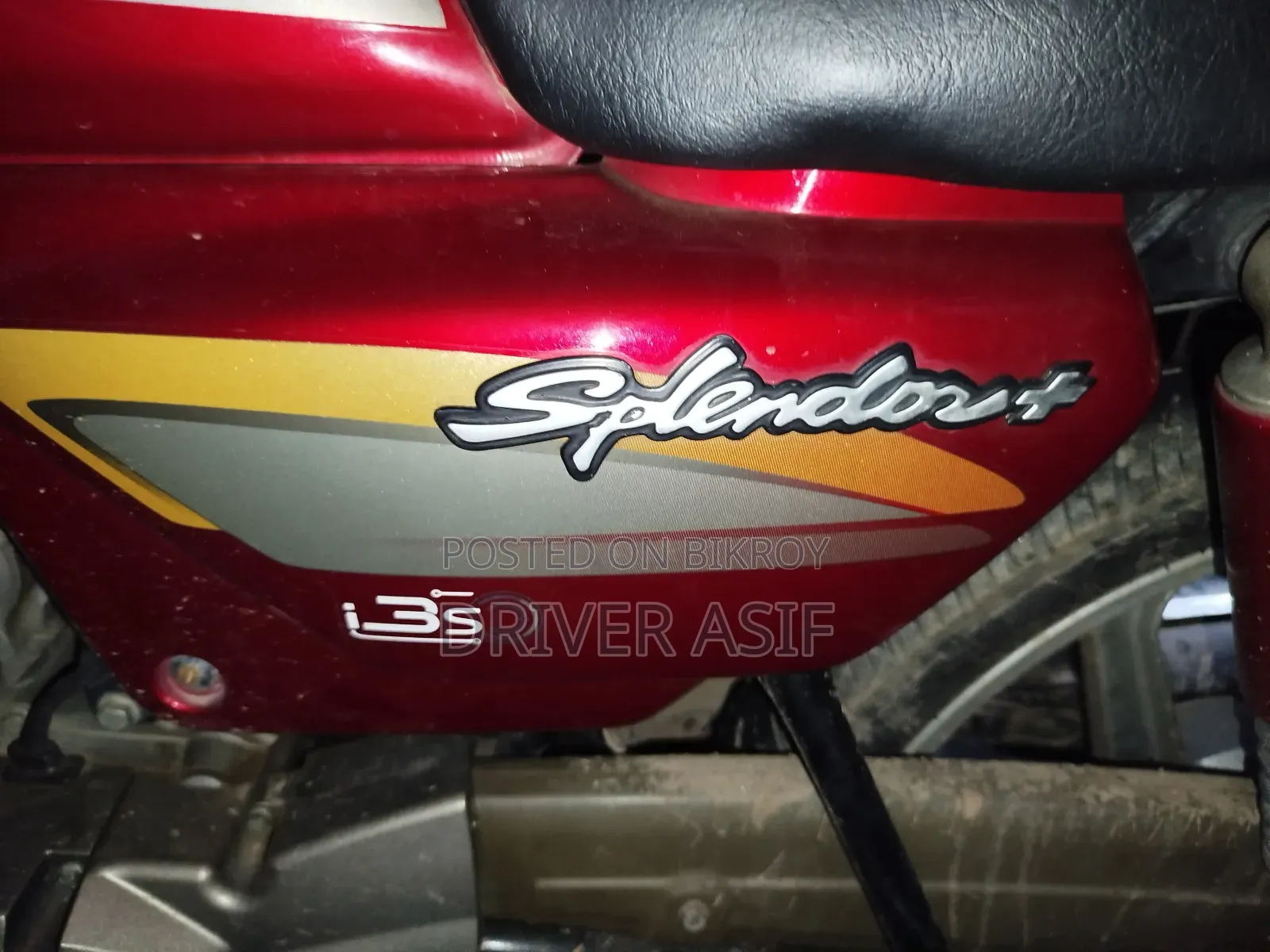 Hero Splendor Plus I3s IBS 2022 Red