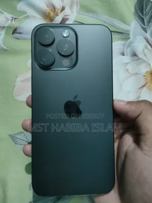 অ্যাপল আইফোন ১৫ প্রো ম্যাক্স ২৫৬ জিবি ব্ল্যাক