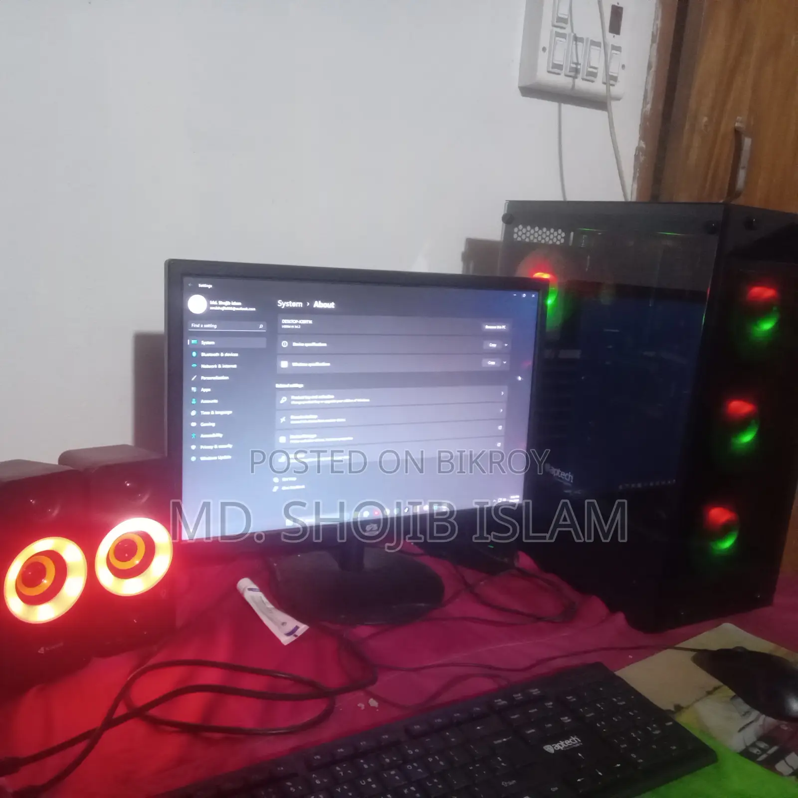 Desktop Computer Gigabyte 8GB Intel Core I5 SSD 256GB
