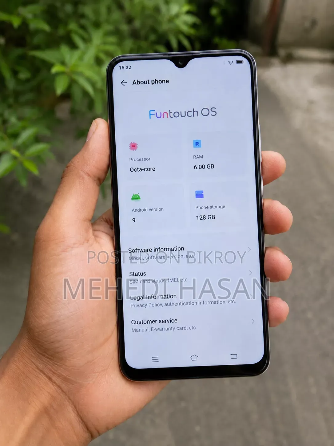 Vivo Y17 256 GB White
