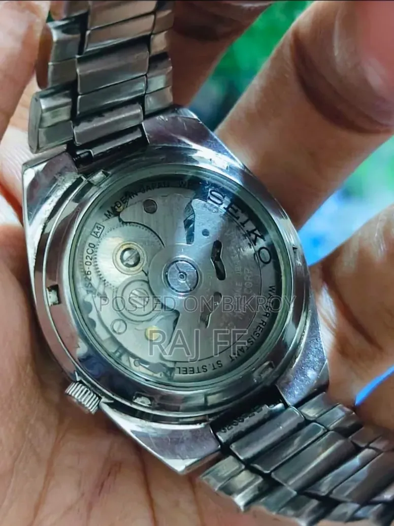Seiko 5 Railway SNKM5571 "Railway White" Dial Automatic Watch Japan