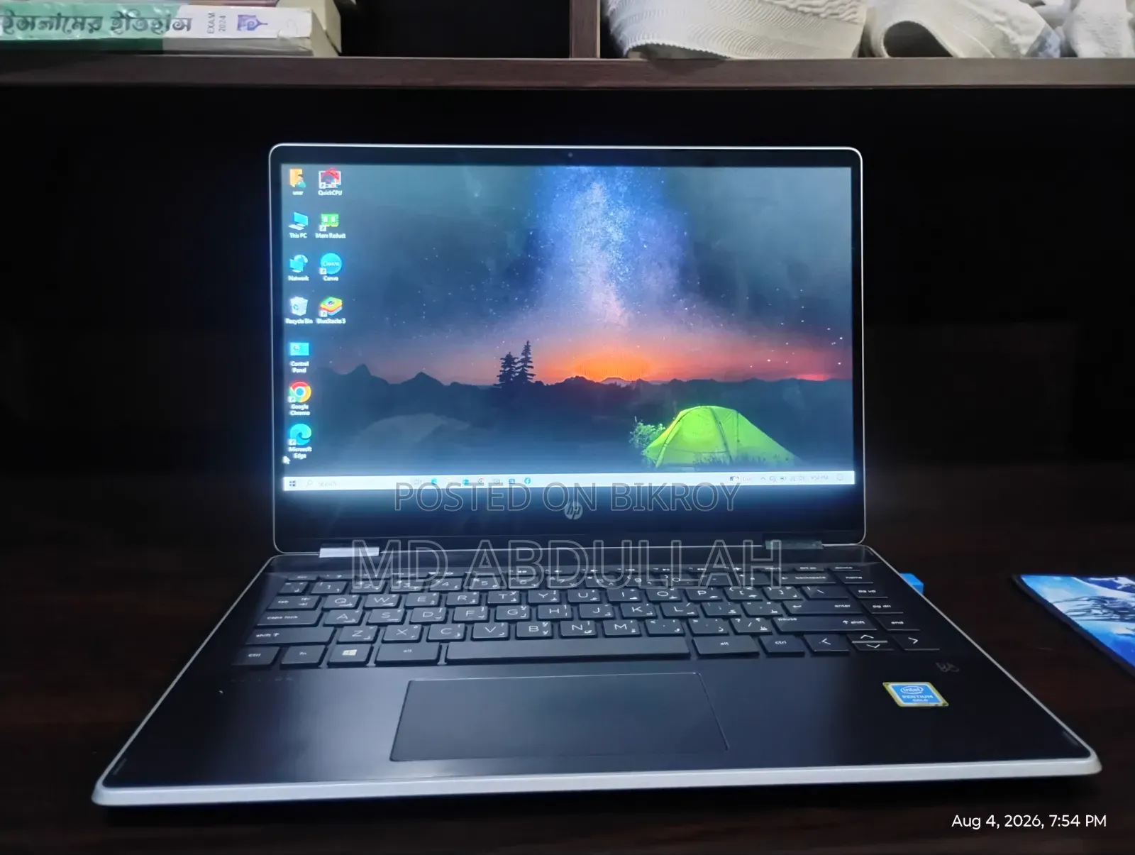 Laptop HP Pavilion x360 14 4GB Intel Pentium HDD 128GB
