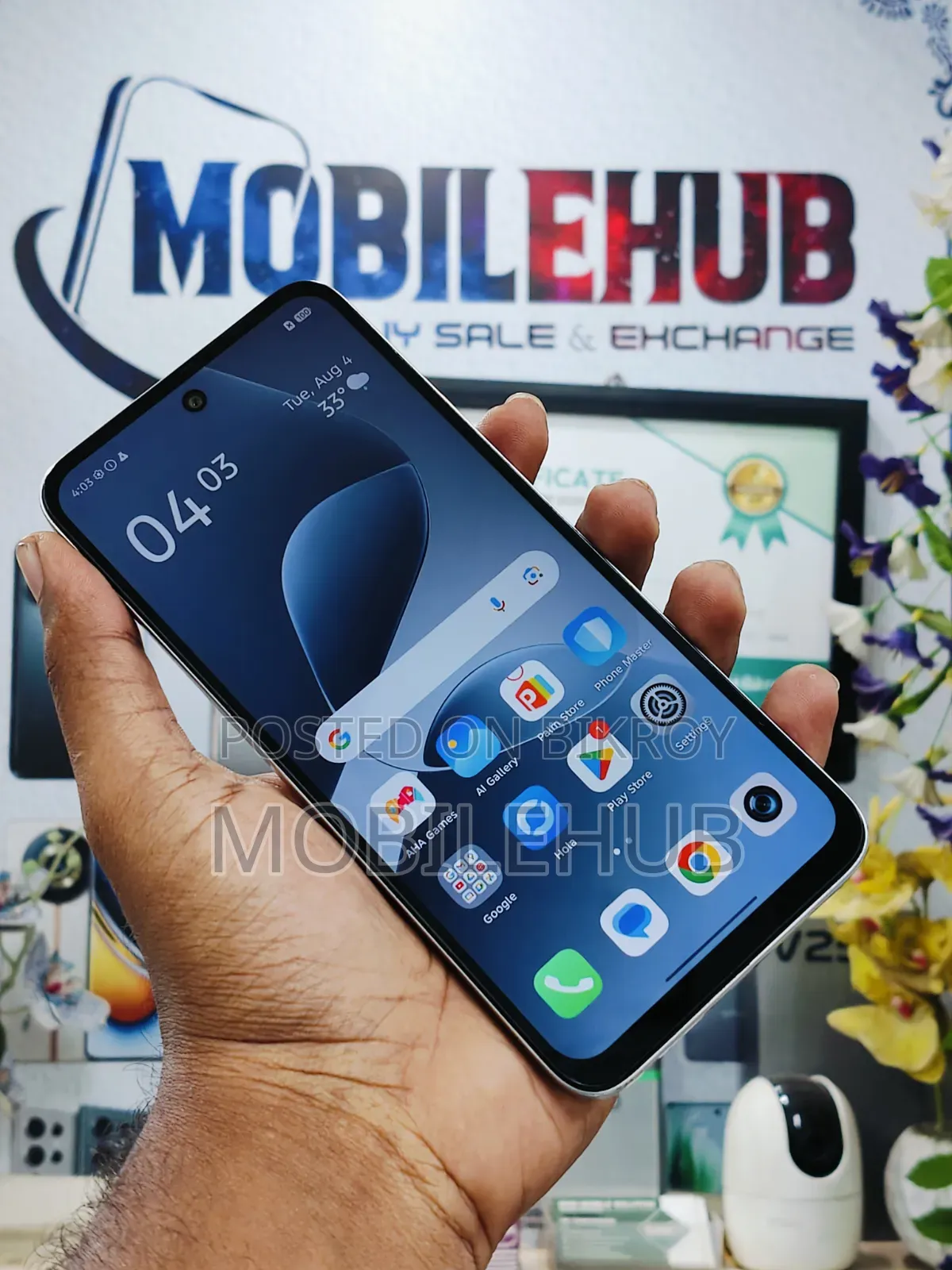 Infinix Hot 60i 128 GB Silver
