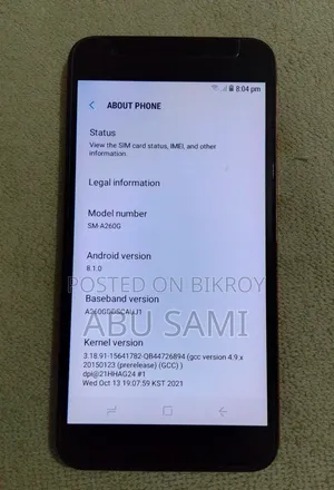 Samsung Galaxy A2 Core 8 GB Black