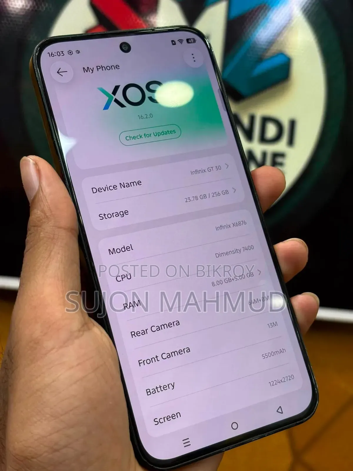 Infinix GT 30 5G 256 GB Green