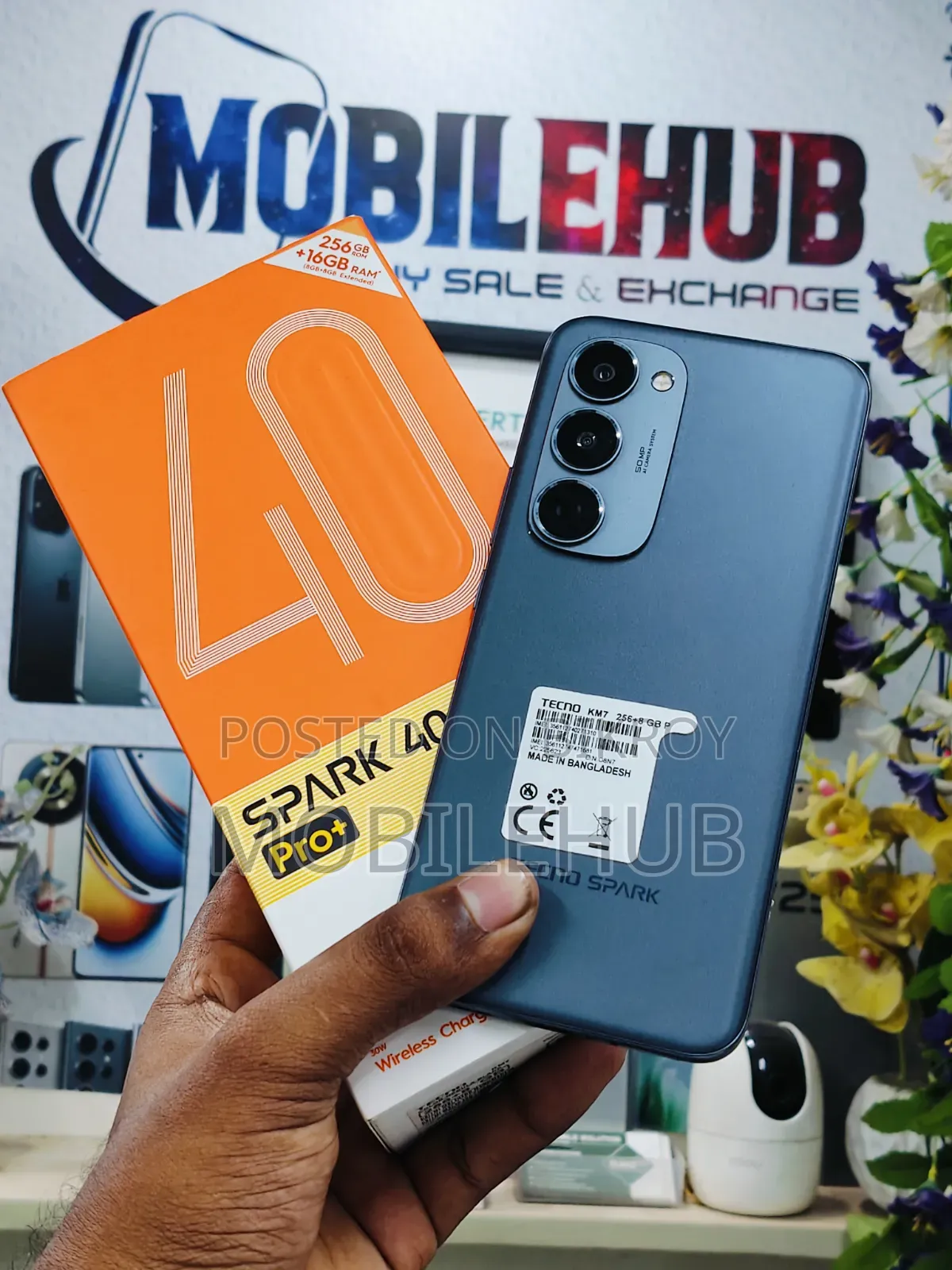 Tecno Spark 40 Pro+ 256 GB Black
