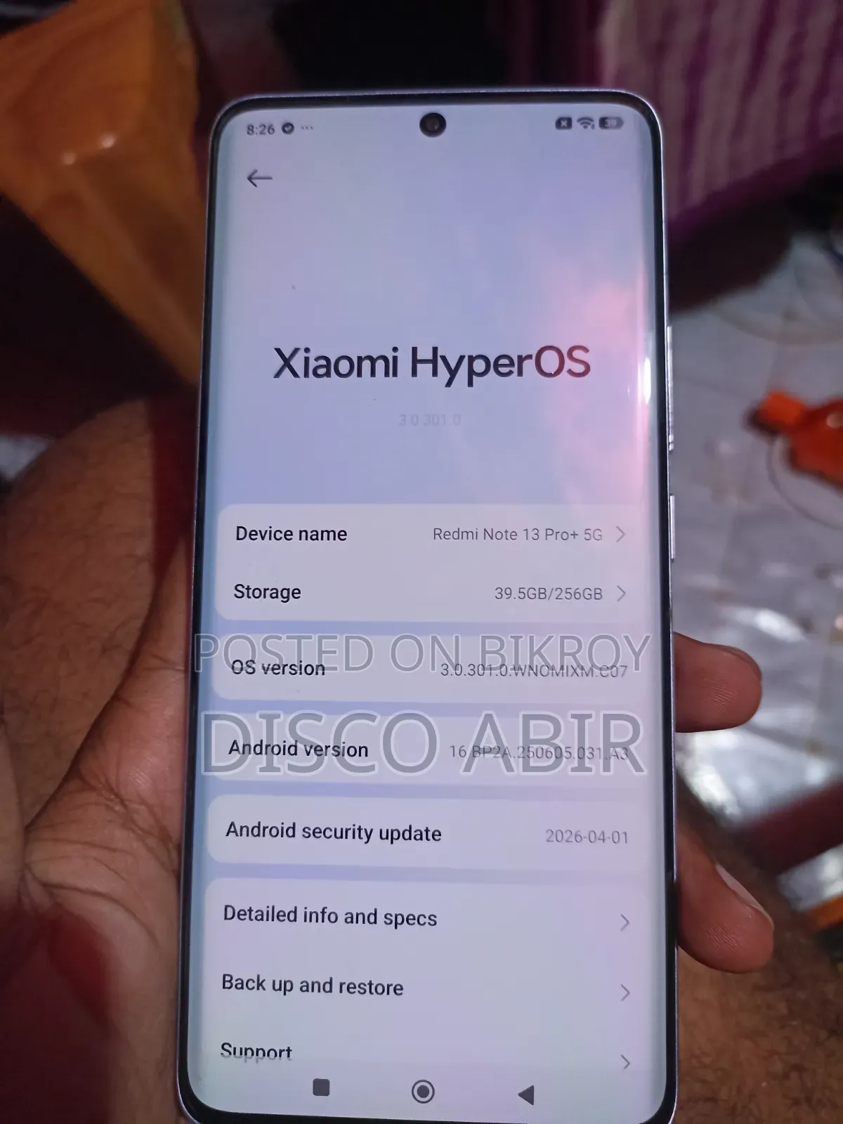 Xiaomi Redmi Note 13 Pro 5G 256 GB Silver