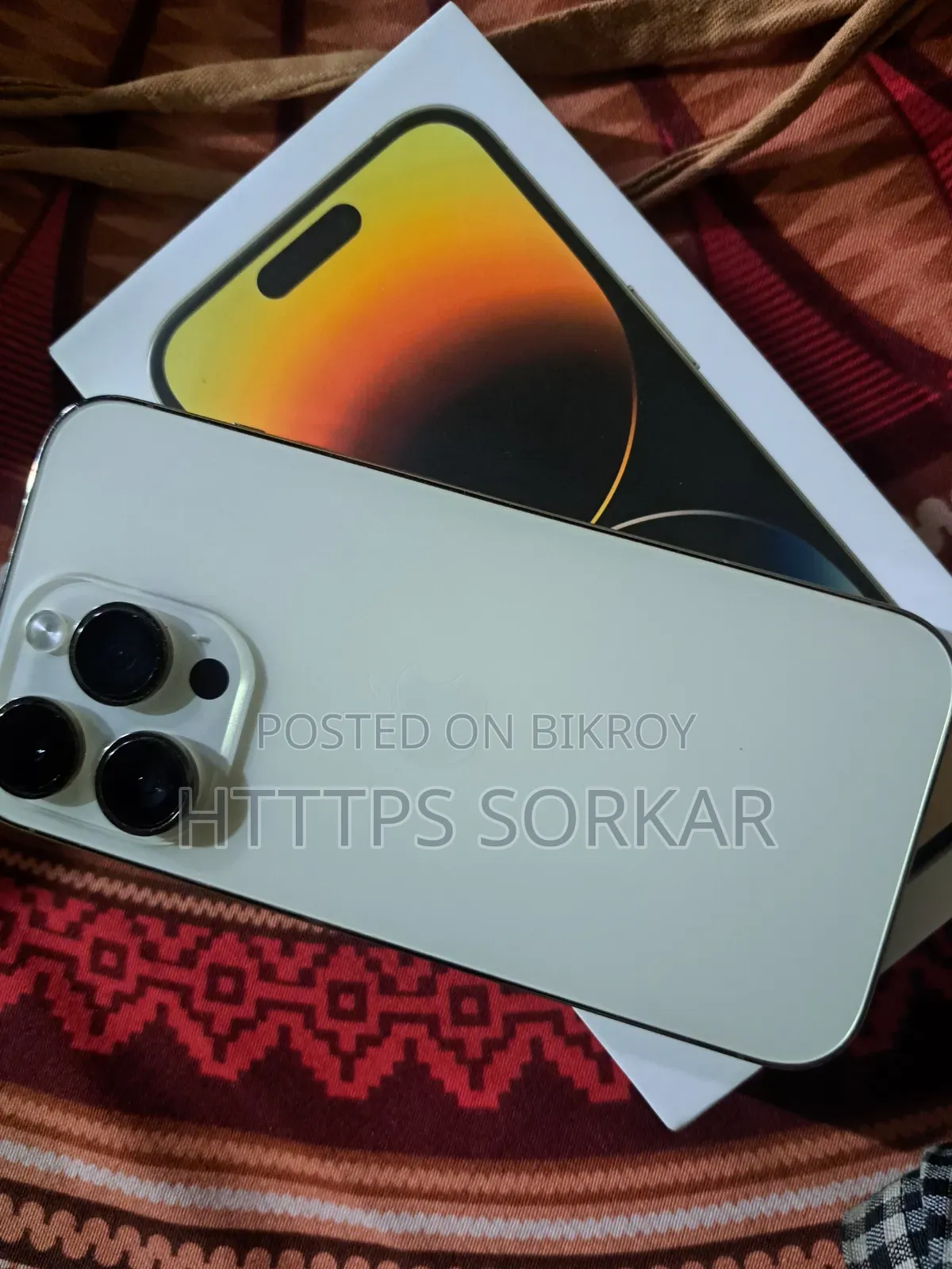 অ্যাপল আইফোন ১৪ প্রো ১২৮ জিবি রোজ গোল্ড