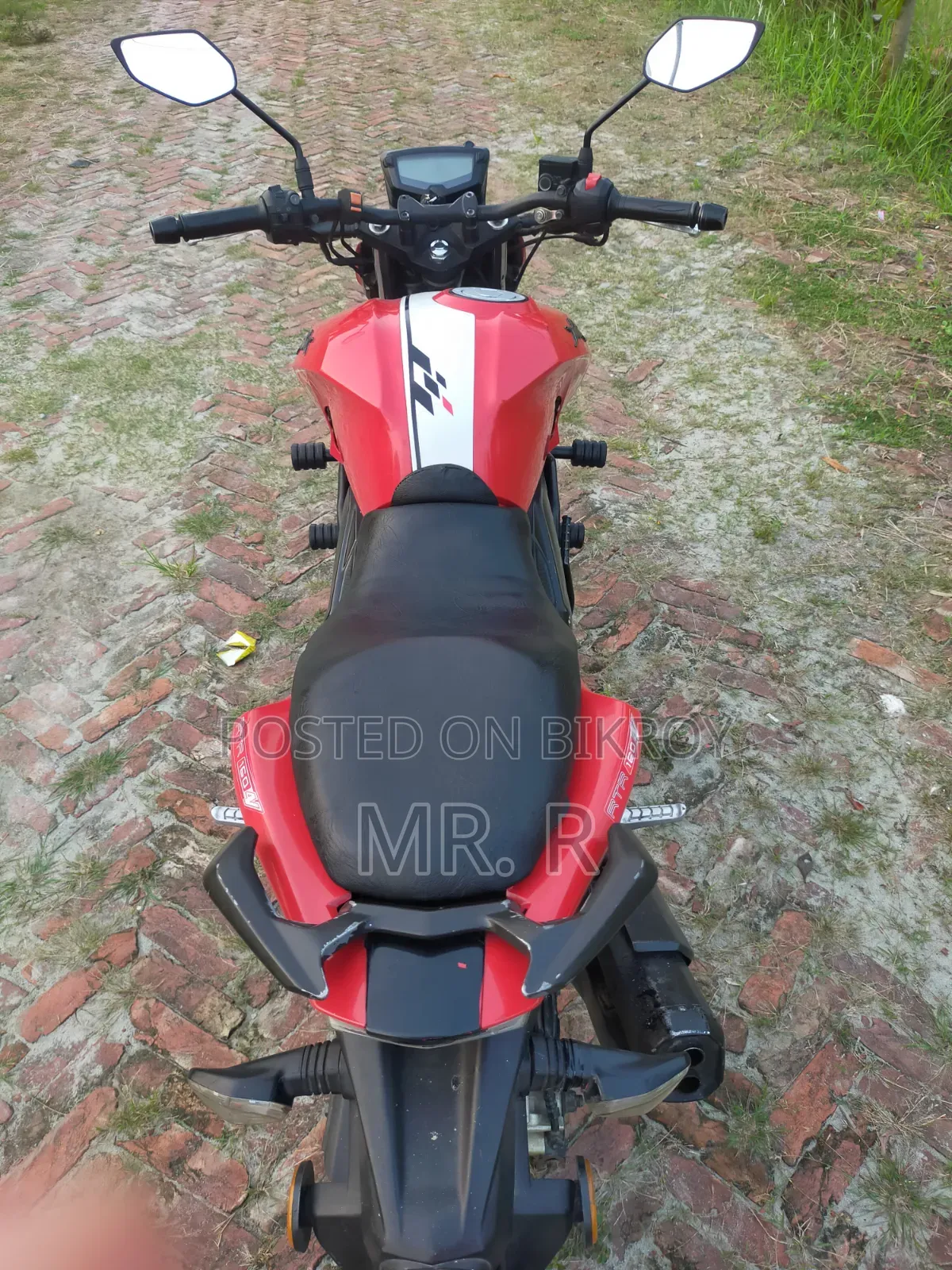 New TVS Apache RTR 160 4V 2022 Red