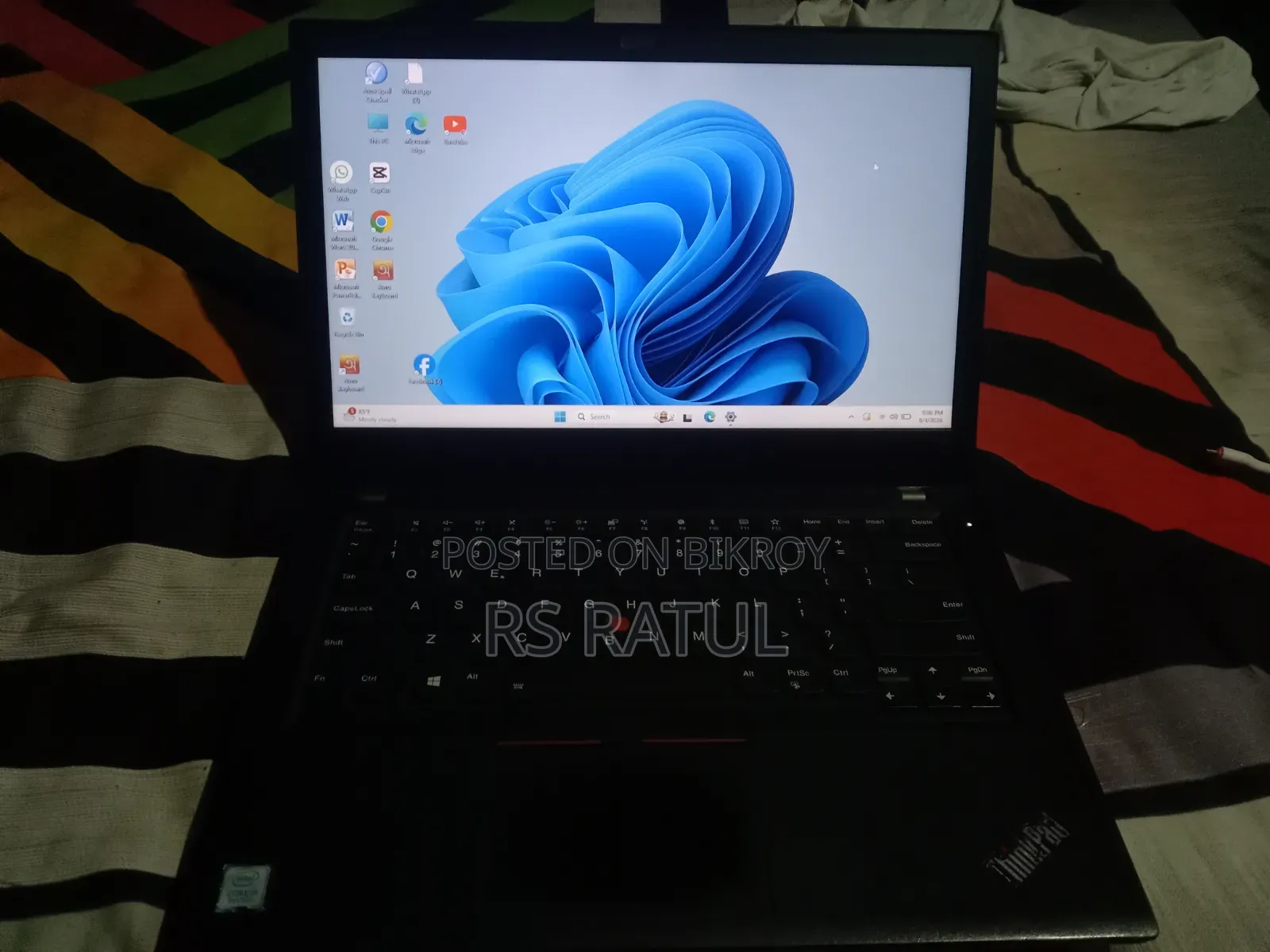 Laptop Lenovo ThinkPad T490s 8GB Intel Core I5 HDD+SSD 256GB