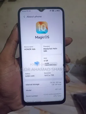 অনার এক্স৬বি ১২৮ জিবি পার্পল
