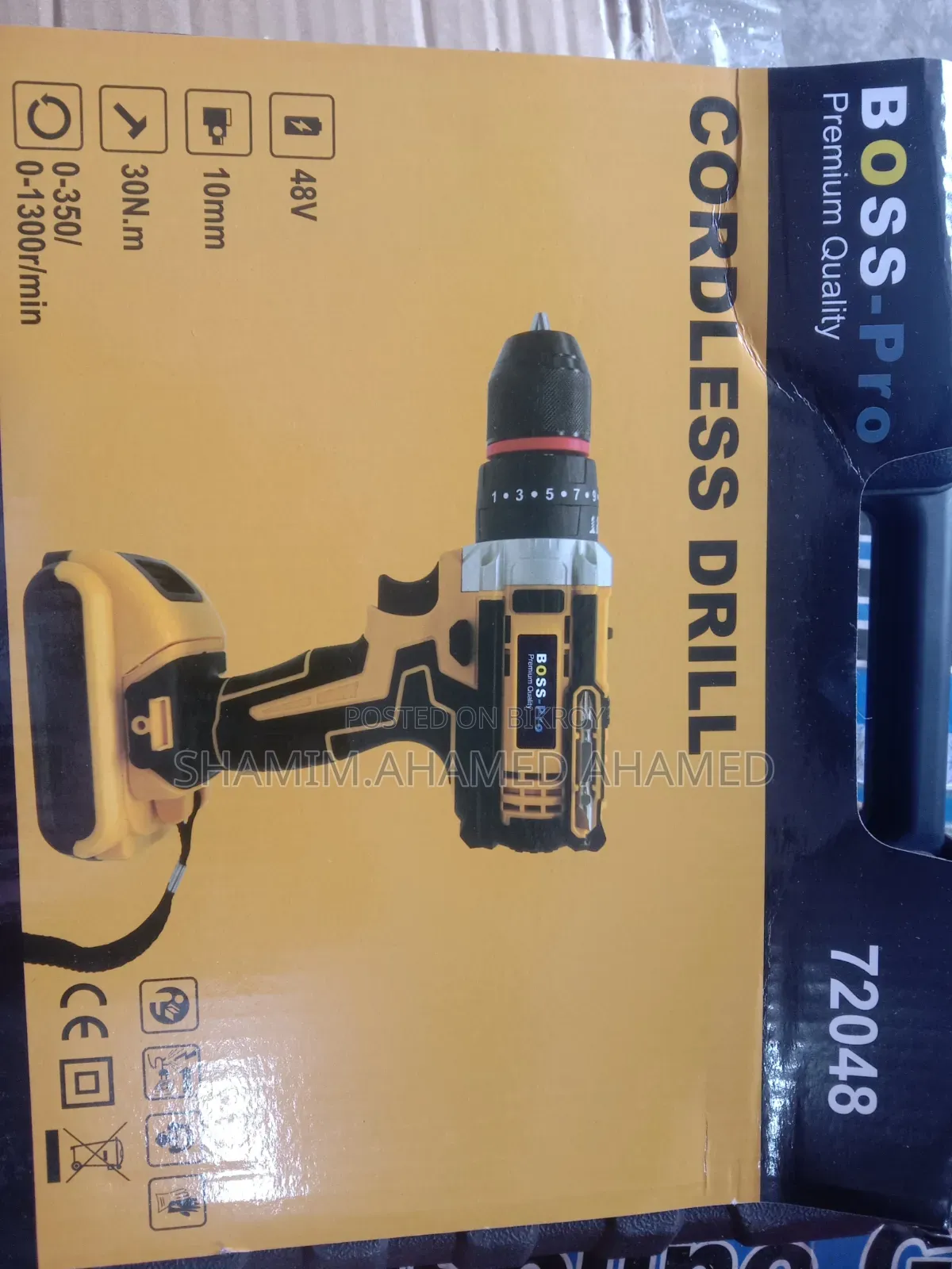 Cotless Drill 48v Boss -Pro