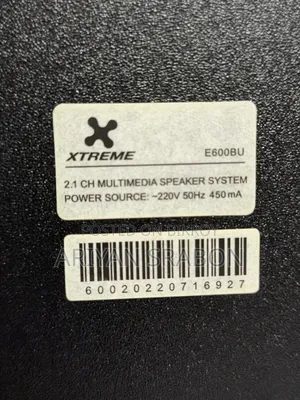 Xtreme E600BU 2:1 Bluetooth Tower Home Theater Speaker