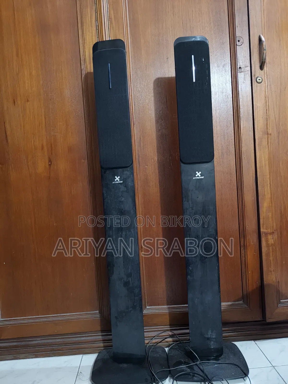 Xtreme E600BU 2:1 Bluetooth Tower Home Theater Speaker