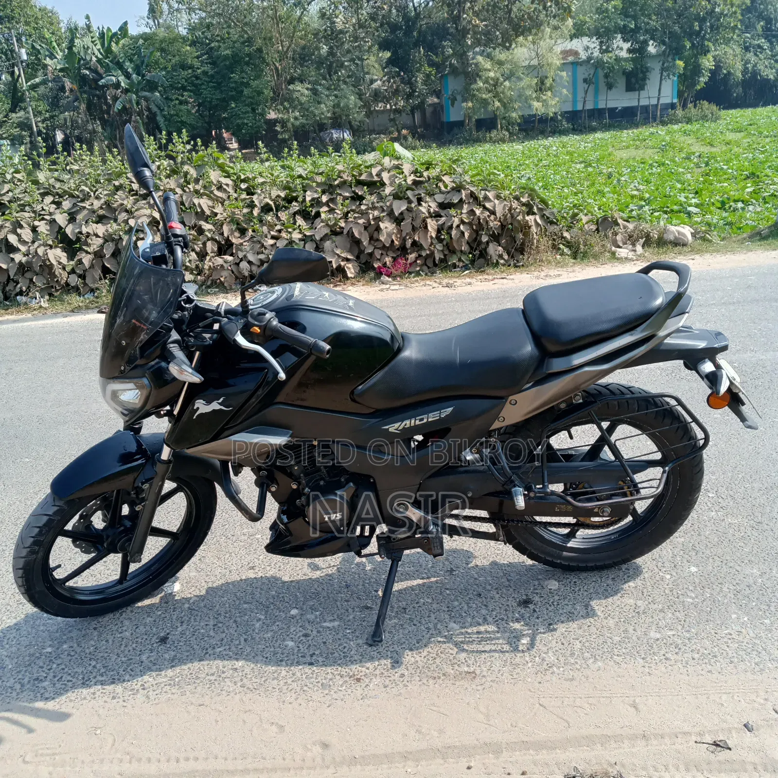 টিভিএস রাইডার ১২৫ ২০২৩ কালো