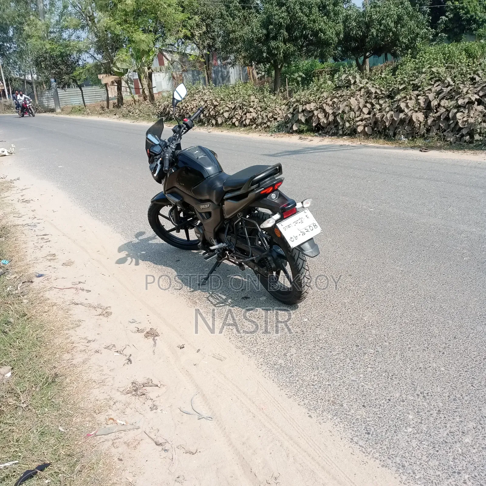 টিভিএস রাইডার ১২৫ ২০২৩ কালো