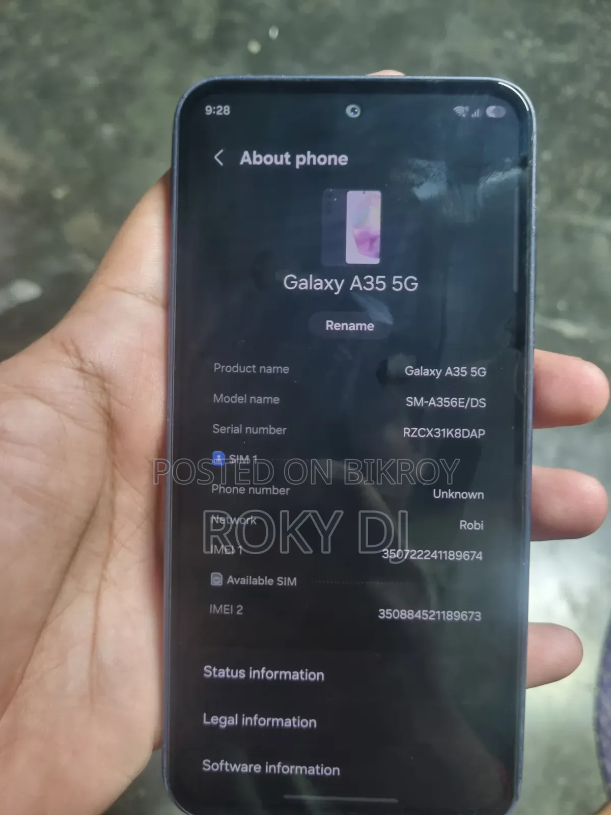 Samsung Galaxy A35 256 GB Blue
