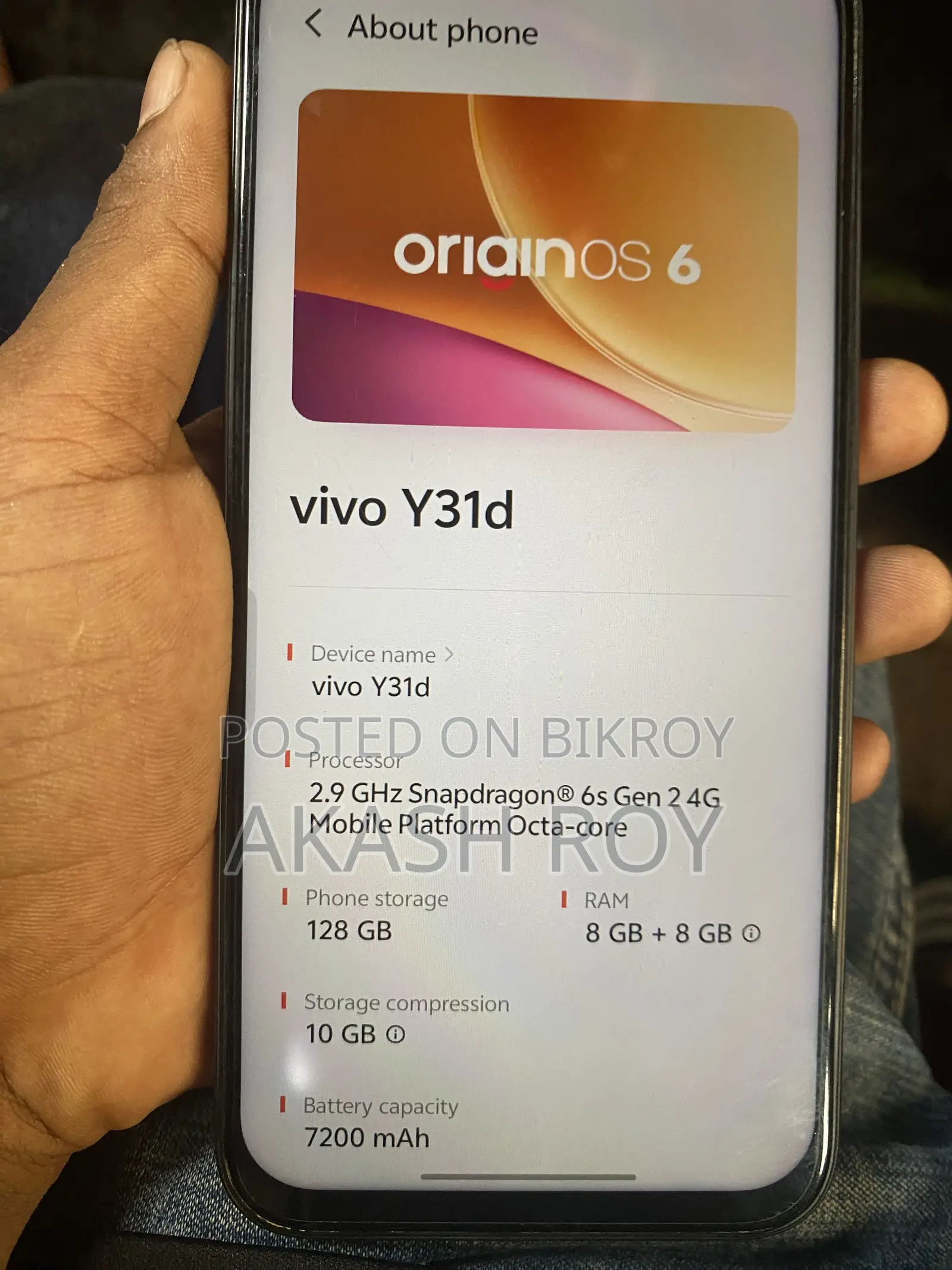 Vivo Y31d 128 GB Red