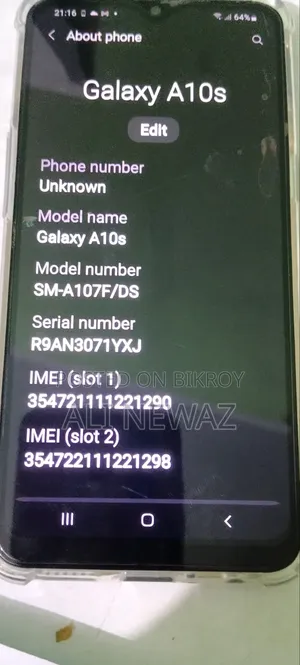 Samsung Galaxy A10s 32 GB Gray