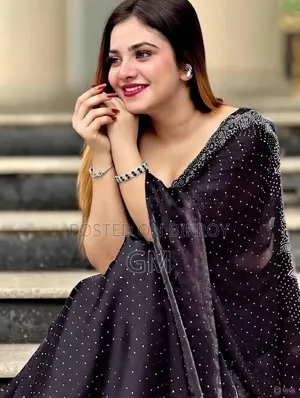 Georgette Sharee With Blouse Piece