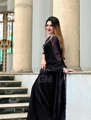 Georgette Sharee With Blouse Piece