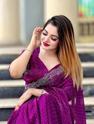 Georgette Sharee With Blouse Piece