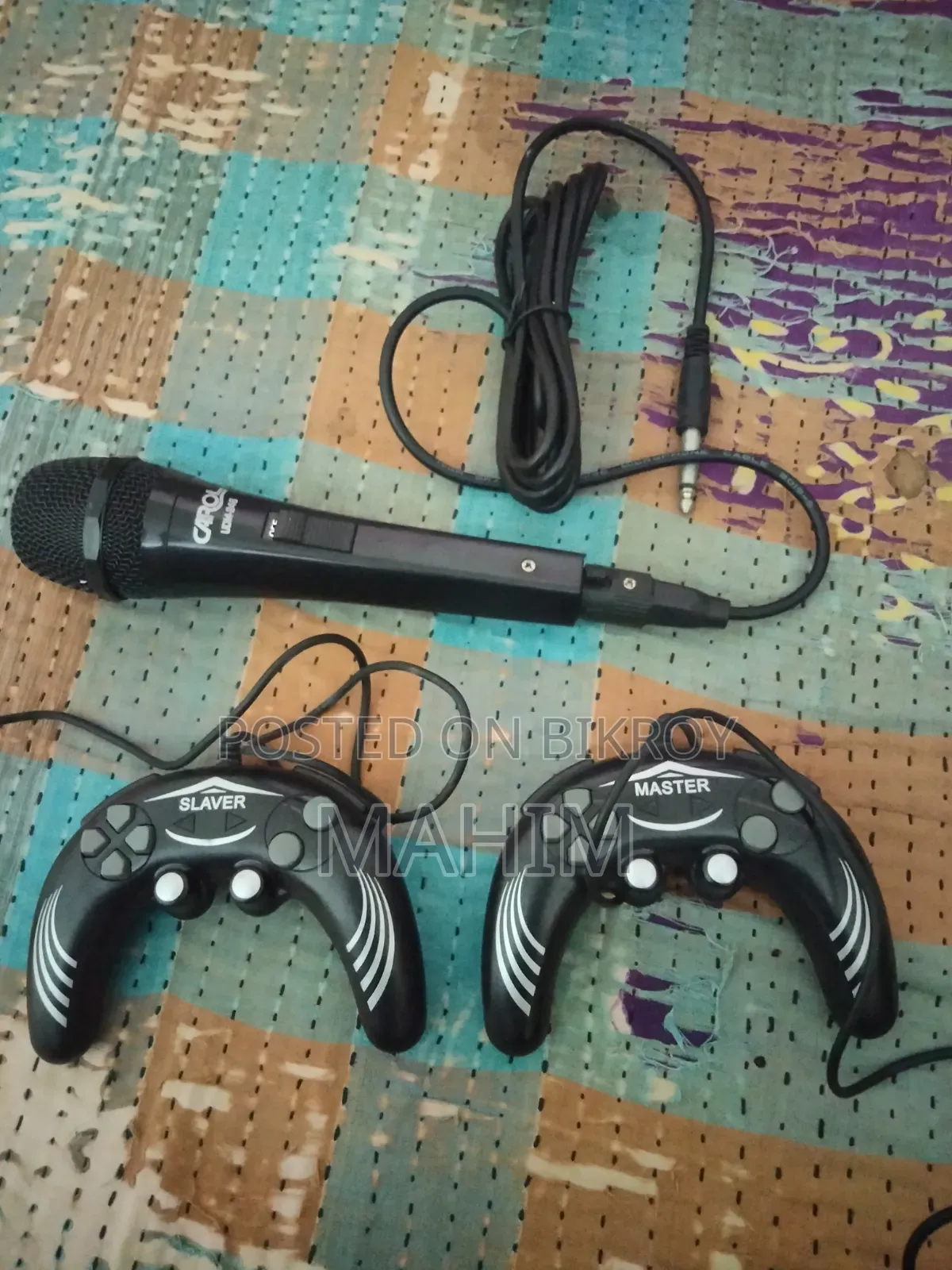 2 Pieces Video Game Console Wired Dynamic Microphone