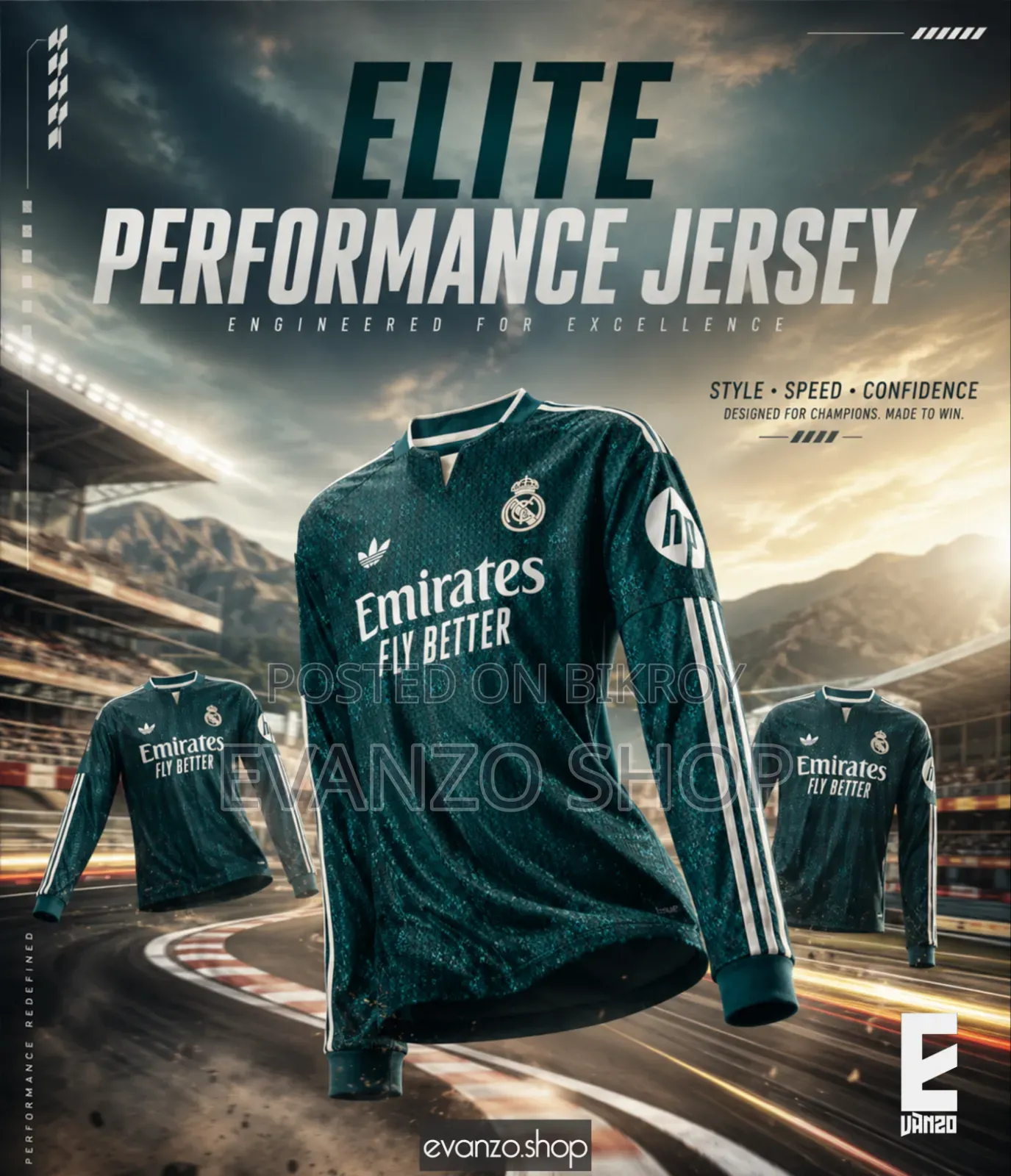 Real Madrid 2026-27 Away Kit (Full Sleeve) -- Player Edition