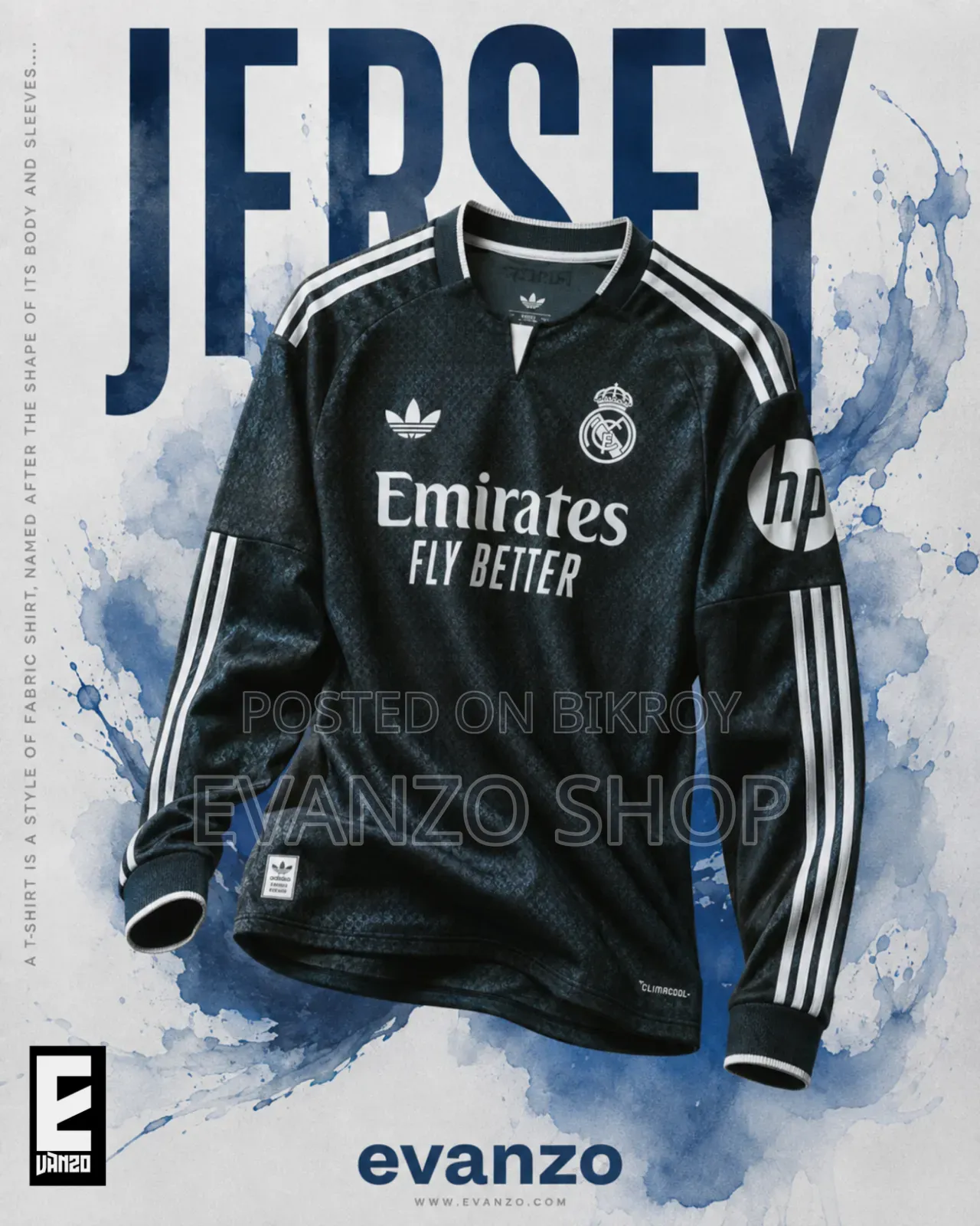 Real Madrid 2026-27 Away Kit (Full Sleeve) -- Player Edition