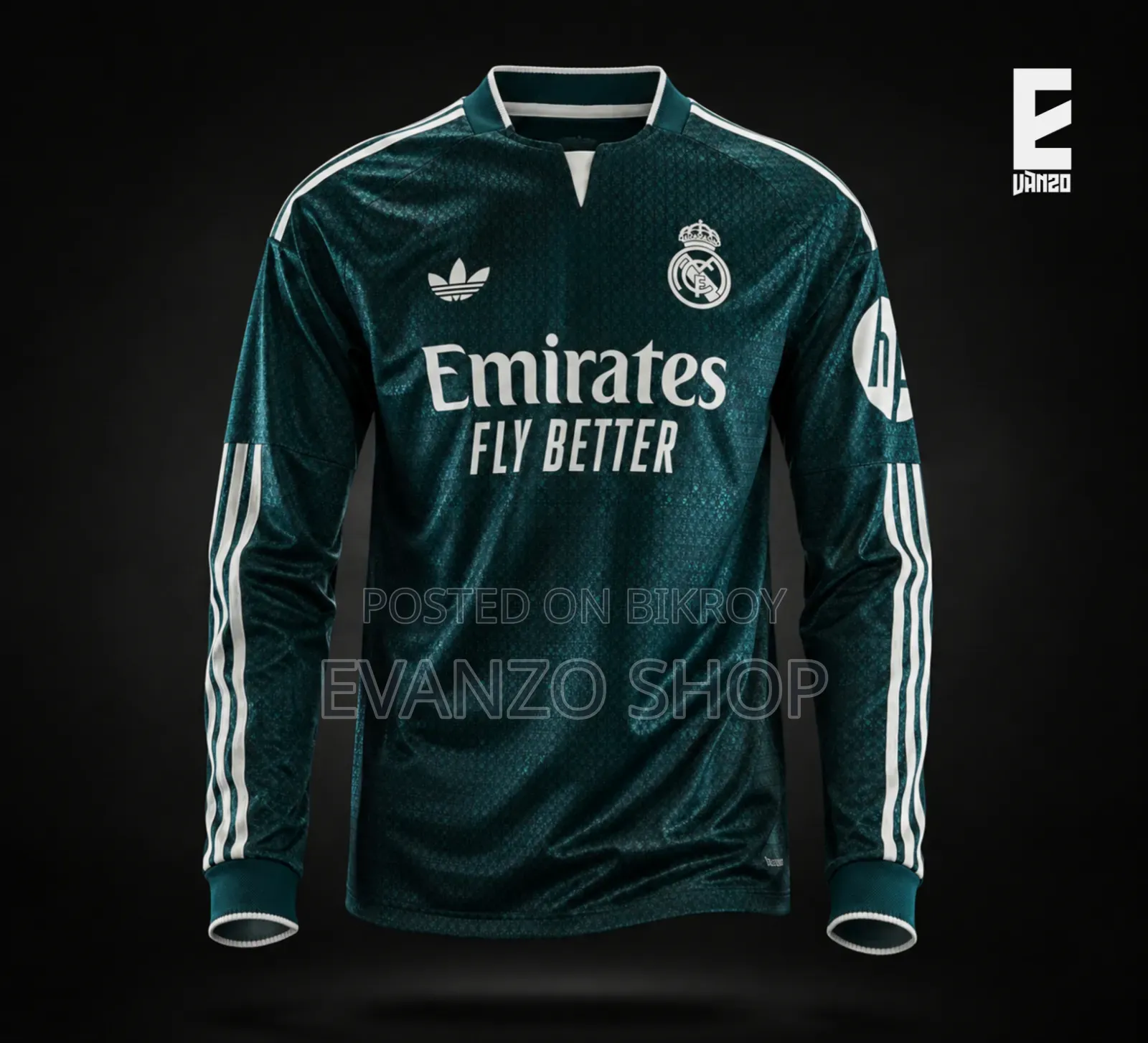 Real Madrid 2026-27 Away Kit (Full Sleeve) -- Player Edition