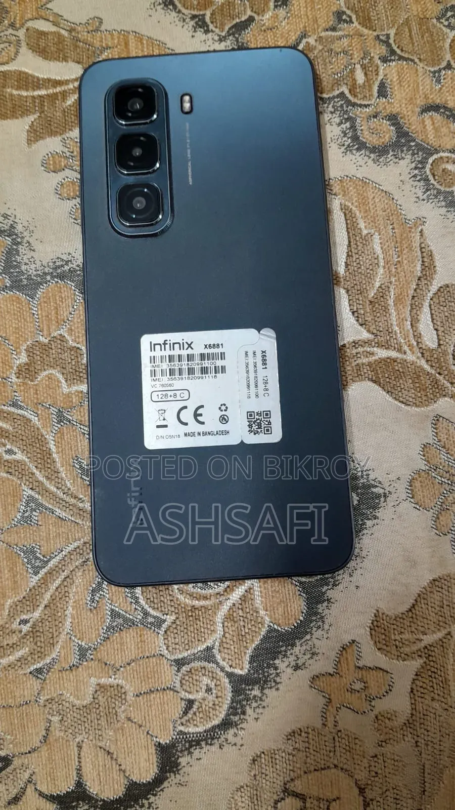 Infinix Hot 50 Pro 256 GB Black