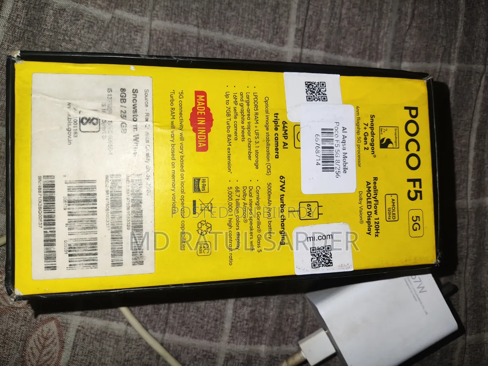Xiaomi Poco F5 256 GB White