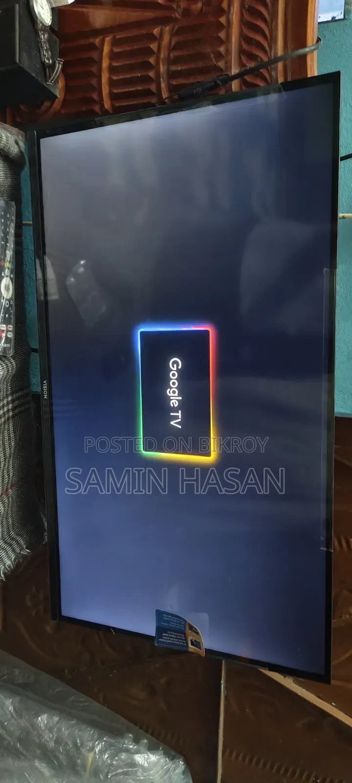 ভিশনের ৪কে গুগল টিভি স্মার্ট টিভি