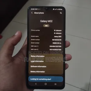 Samsung Galaxy M02 32 GB Blue