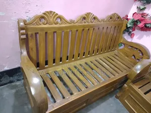 Korai Wood Three-Piece Sofa Set