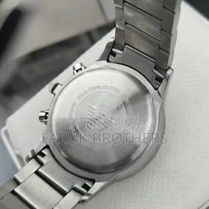 EMPORIO ARMANI Chronograph Quartz Men's Watch Black Dial