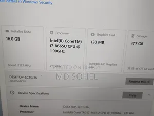 Laptop Lenovo ThinkPad X1 Carbon 16GB RAM Intel Core i7 512GB SSD