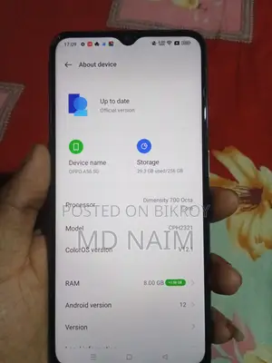 Oppo A56 5G 256 GB Blue