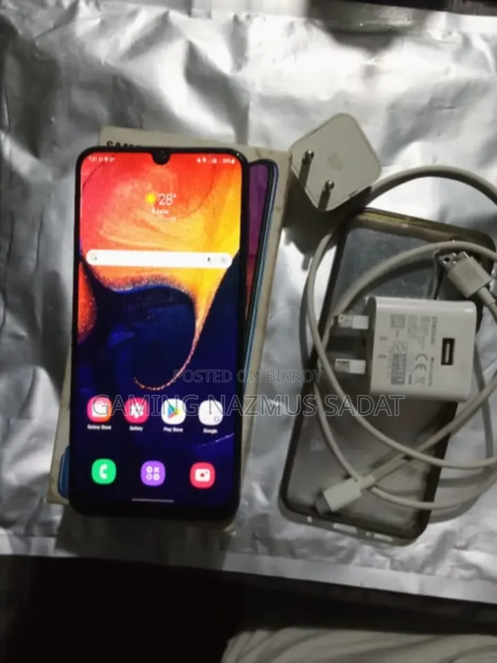 স্যামসাং গ্যালাক্সি এ৫০ ১২৮ জিবি ব্লু