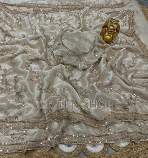 Indian Georgette Sharee With Blouse Piece