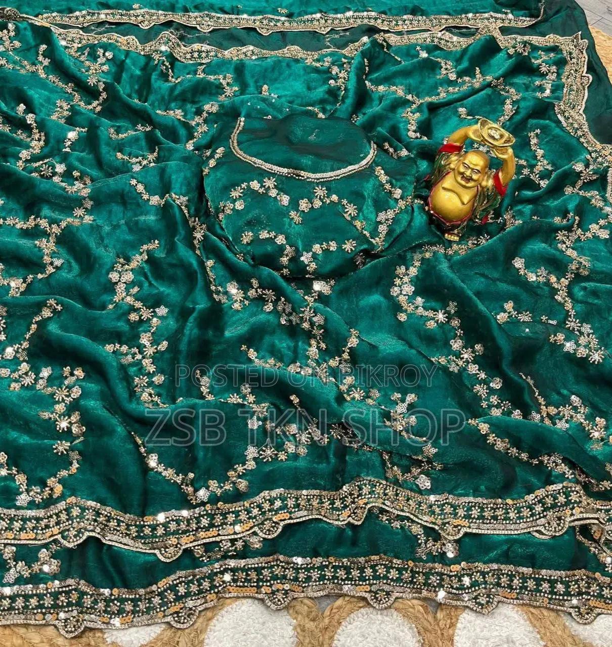 Indian Georgette Sharee With Blouse Piece