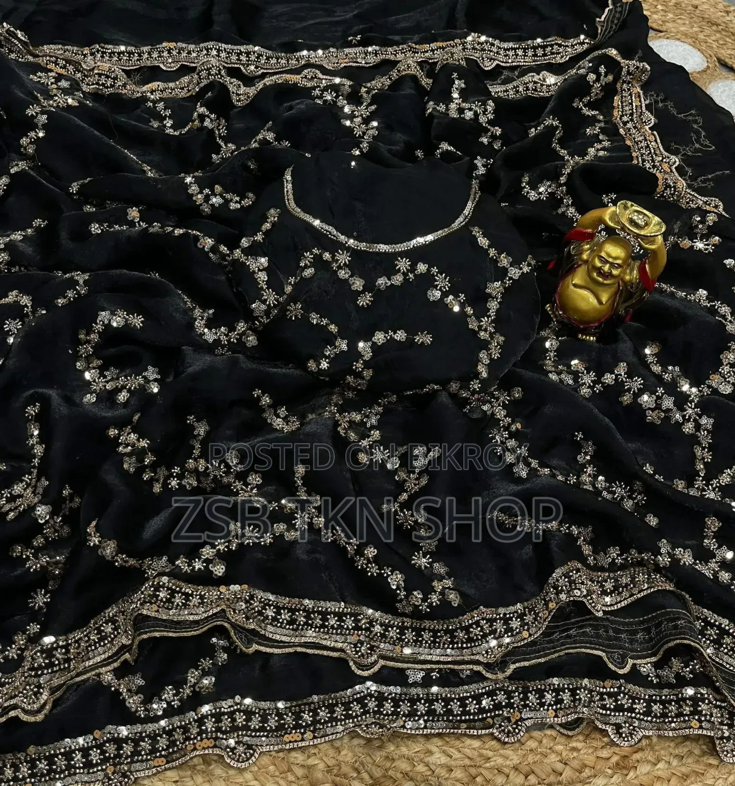 Indian Georgette Sharee With Blouse Piece