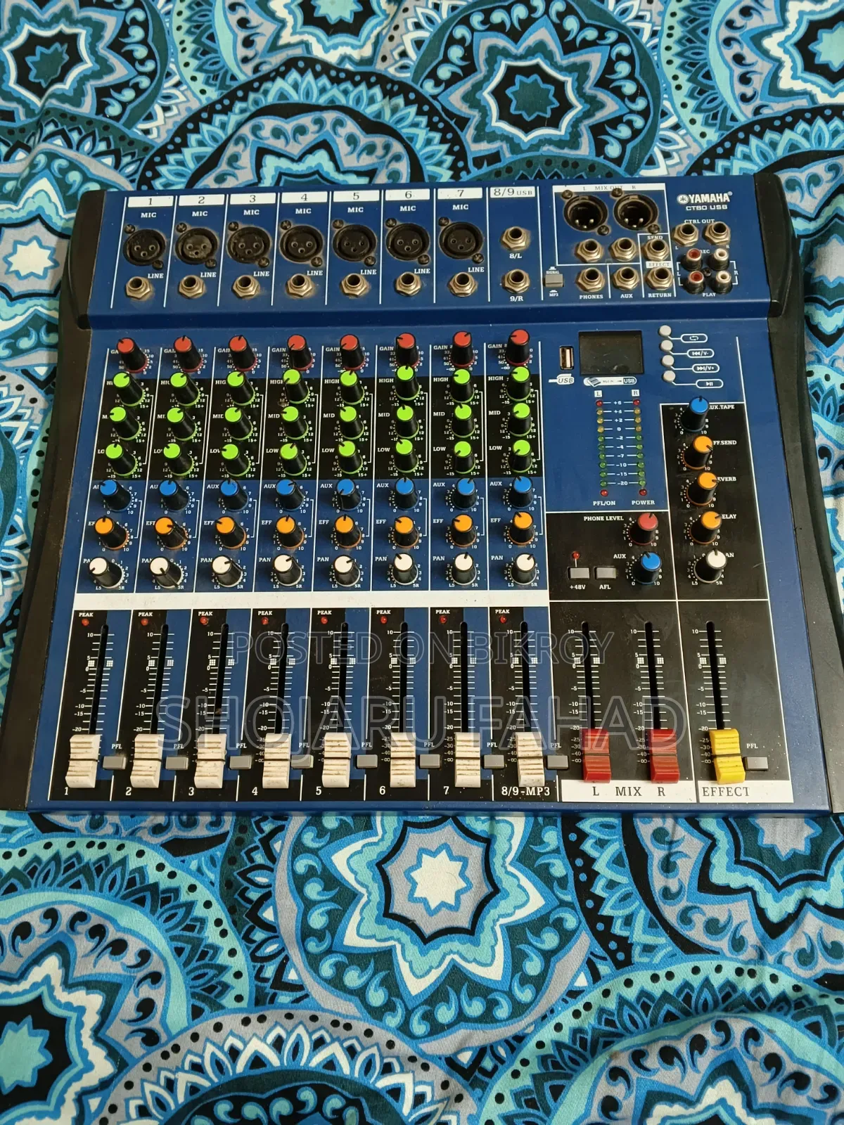 Yamaha CT80 USB Mixer + D-Delta MCA-516 Power Amplifier (Full Set)