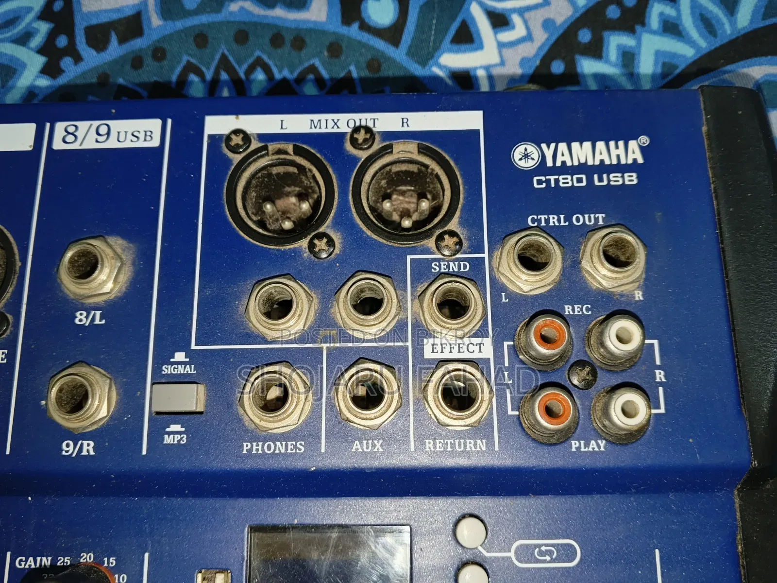 Yamaha CT80 USB Mixer + D-Delta MCA-516 Power Amplifier (Full Set)