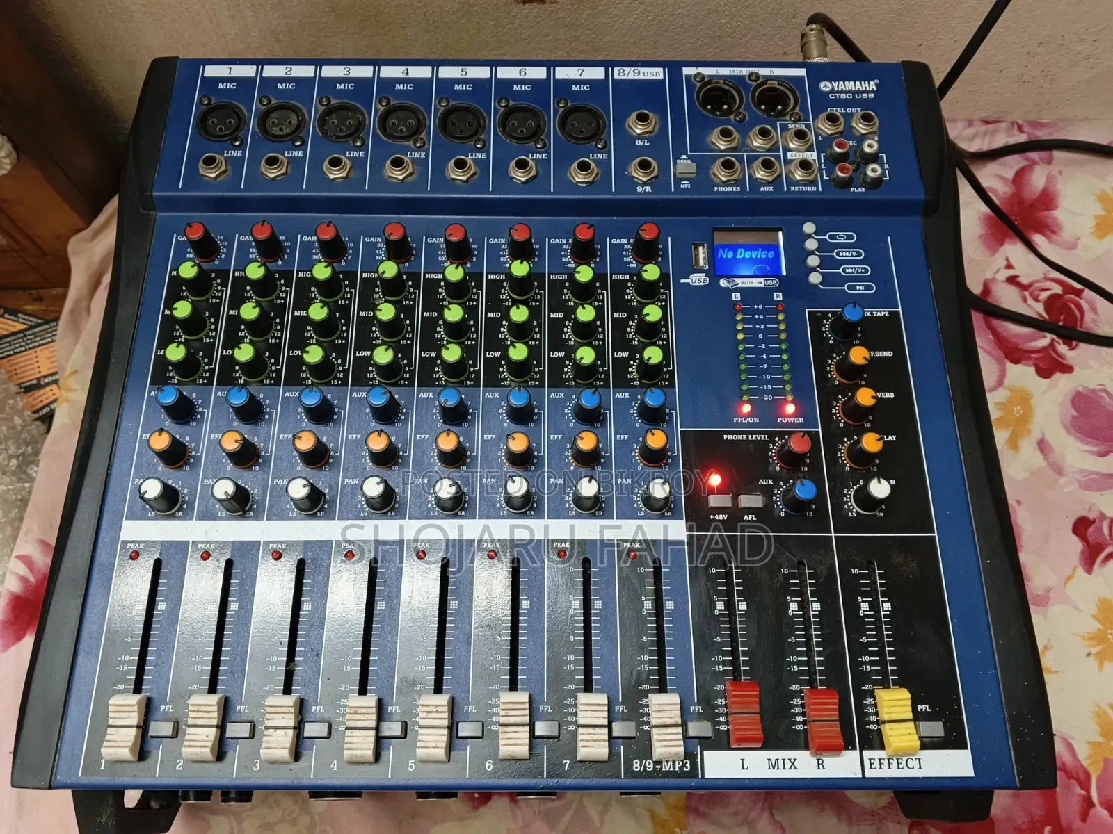 Yamaha CT80 USB Mixer + D-Delta MCA-516 Power Amplifier (Full Set)